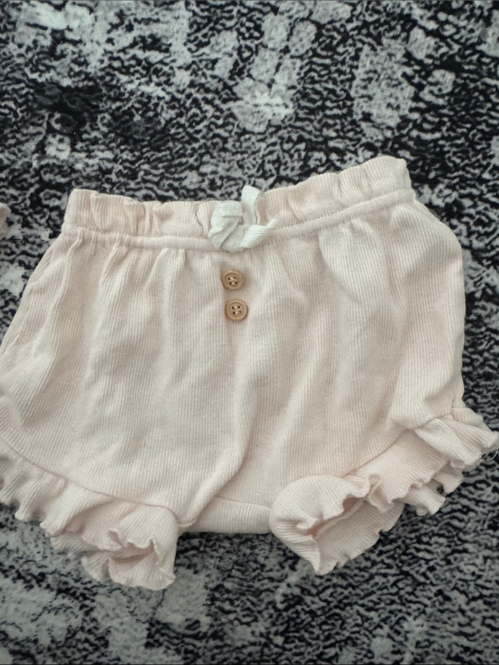 Rachel Zoe Pale Pink Ruffle Tank & Shorts Set - Picture 3 of 3